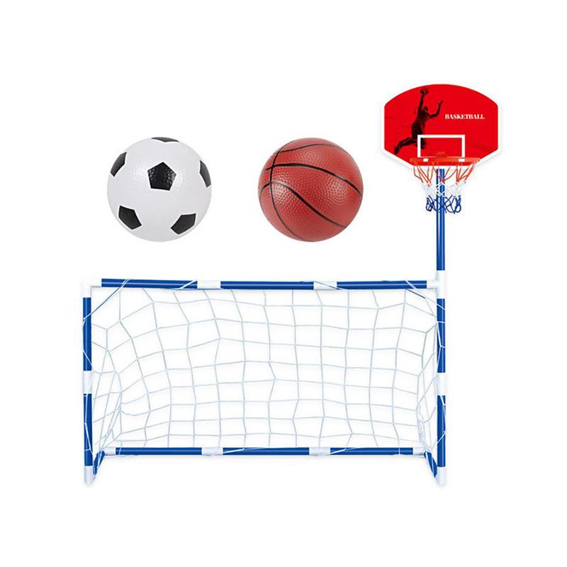 2-in-1 Football Goal and Basketball Hoop Set - Image 7