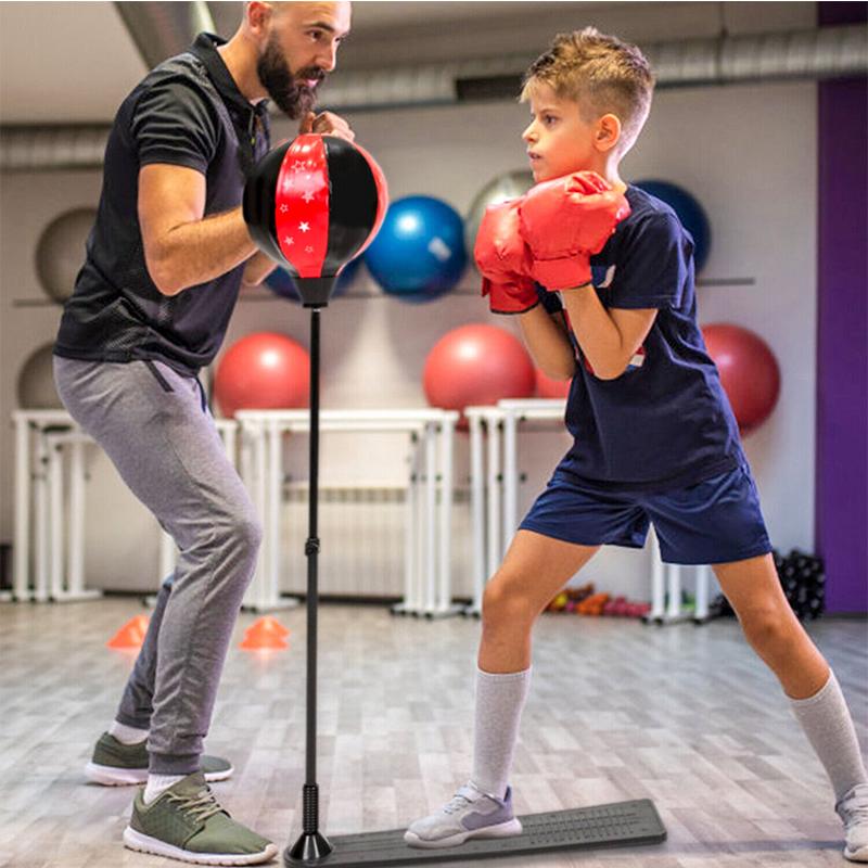 Children's Punching Ball With Stand And Gloves Boxing Set - Image 2