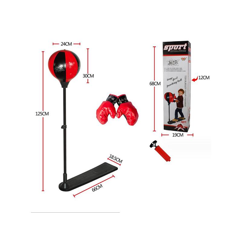 Children's Punching Ball With Stand And Gloves Boxing Set - Image 7