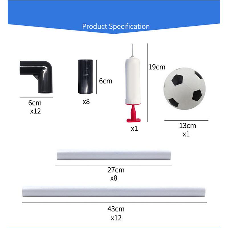 Children's 2 Soccer Goals Portable Mini Kids Soccer Goal Post Set - Image 5