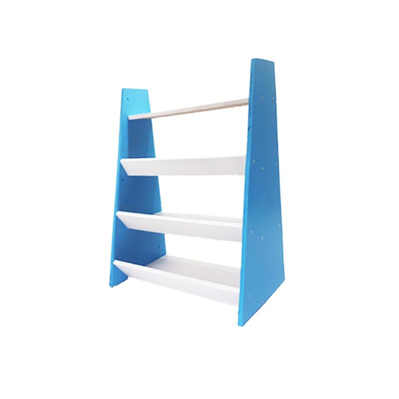 Kidsrock Trapezoidal Wooden Storage Shelf – Blue - Image 2
