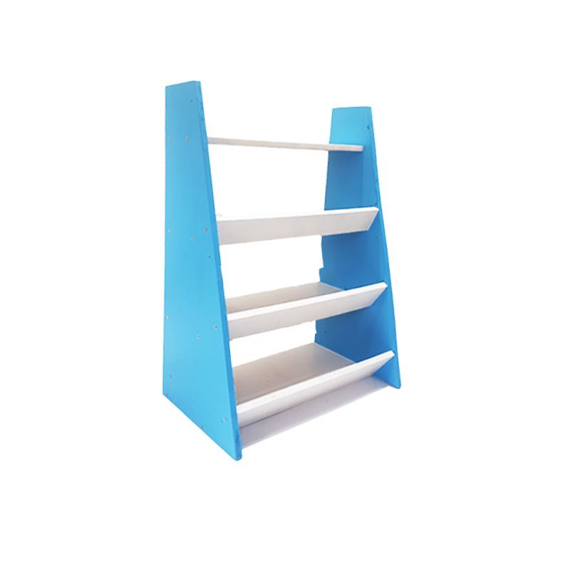 Kidsrock Trapezoidal Wooden Storage Shelf – Blue - Image 6