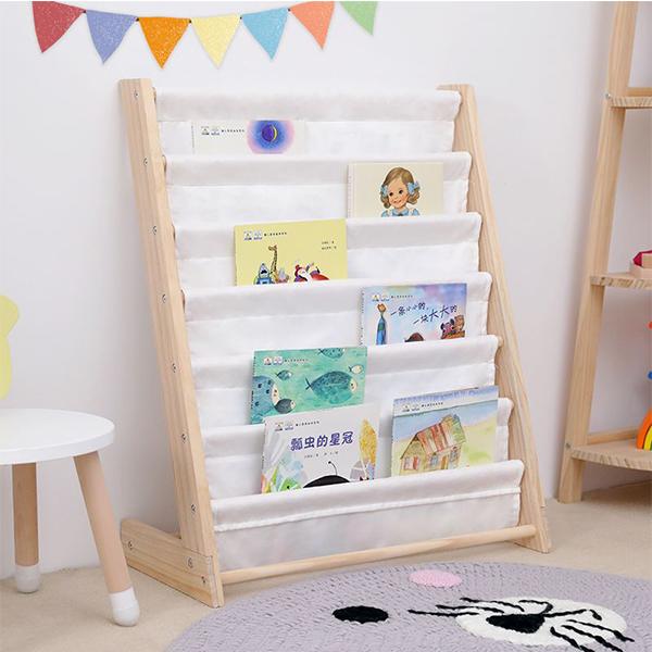 Kidsrock Montessori Front-Facing Wooden Bookshelf - Image 4