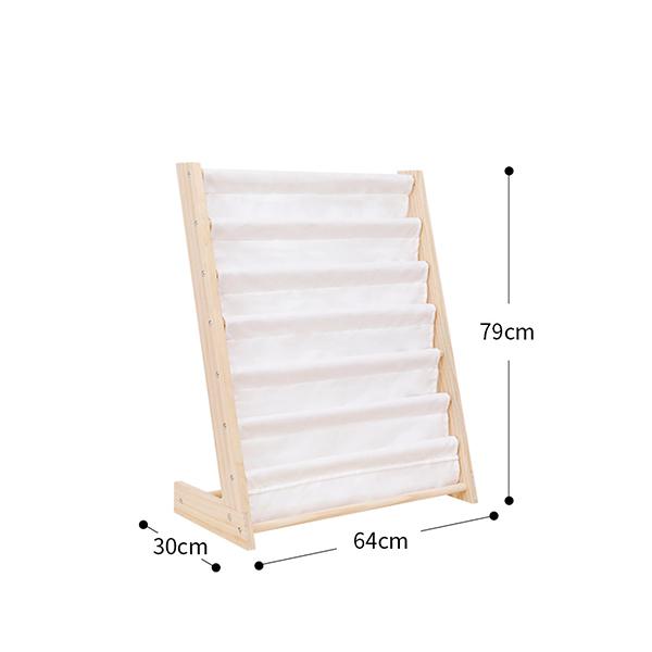 Kidsrock Montessori Front-Facing Wooden Bookshelf - Image 3