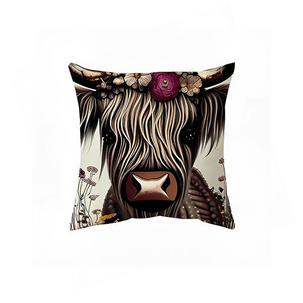 Kidsrock Highland Cow Cushion (45 mm x 45mm )