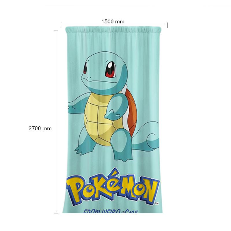 Kidsrock Pokémon Squirtle Children's Taped Curtain - Image 4