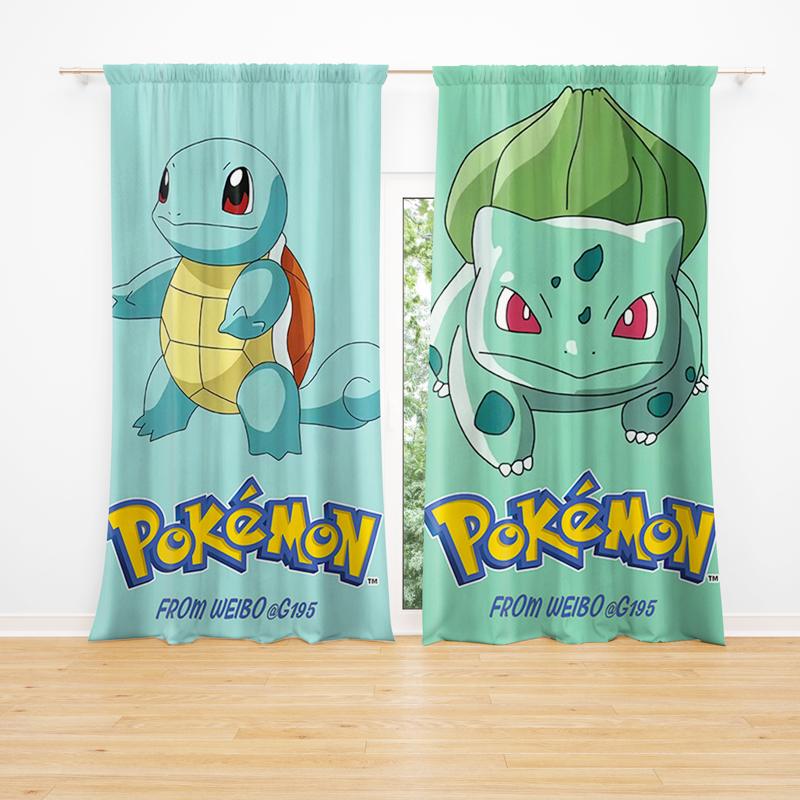 Kidsrock Pokémon Squirtle Children's Taped Curtain - Image 3