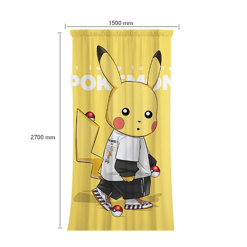Kidsrock Pikachu Street Style Children's Taped Curtain - Image 4