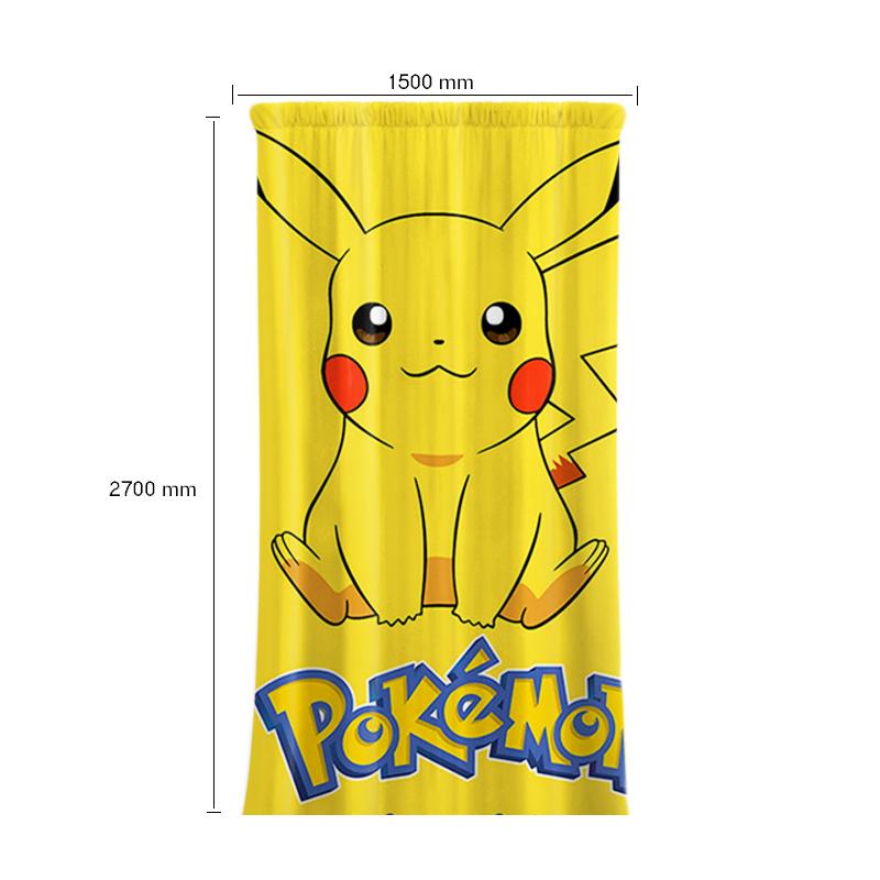 Kidsrock Classic Pokémon Pikachu Children's Taped Curtain - Image 4