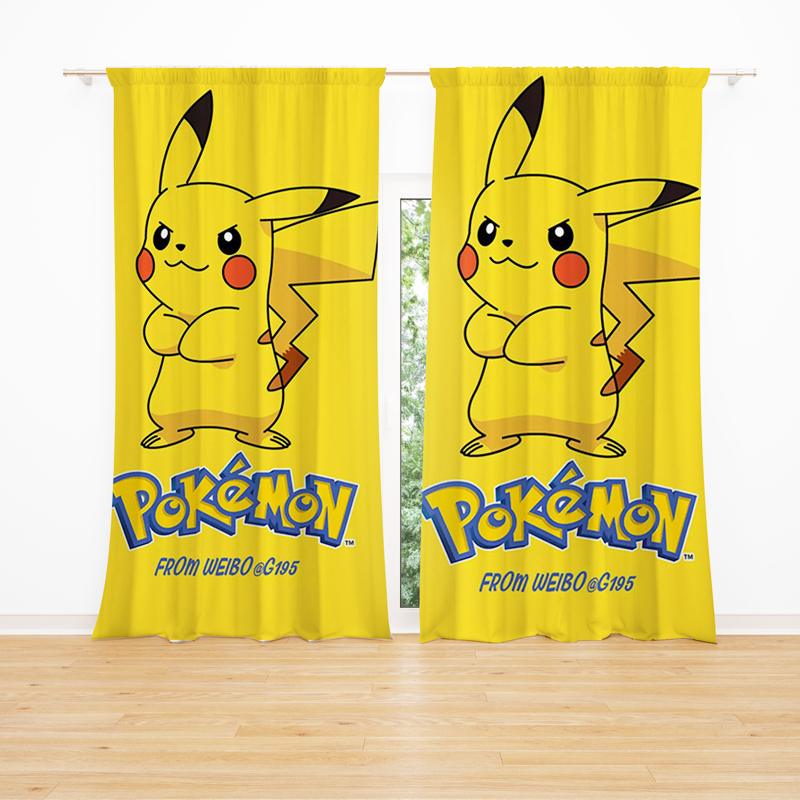Kidsrock Pikachu Children's Taped Curtain - Image 3