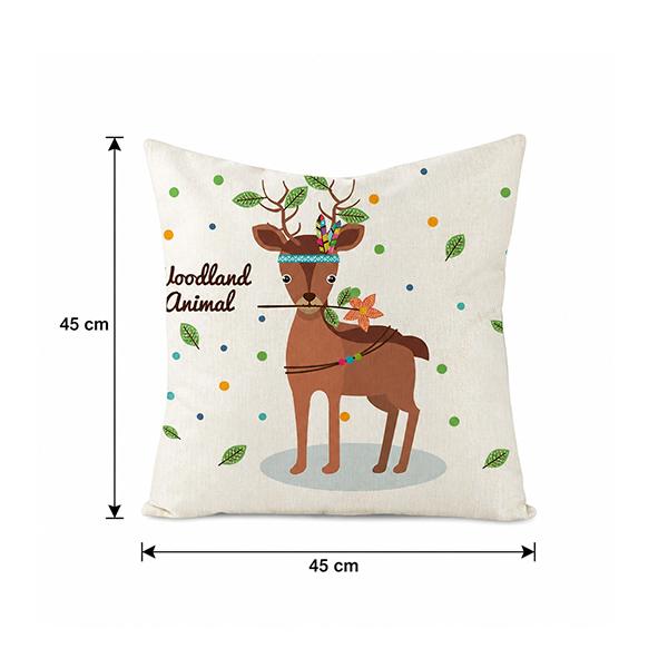 Reindeer Cushion Cover (45 mm x 45mm ) - Image 5