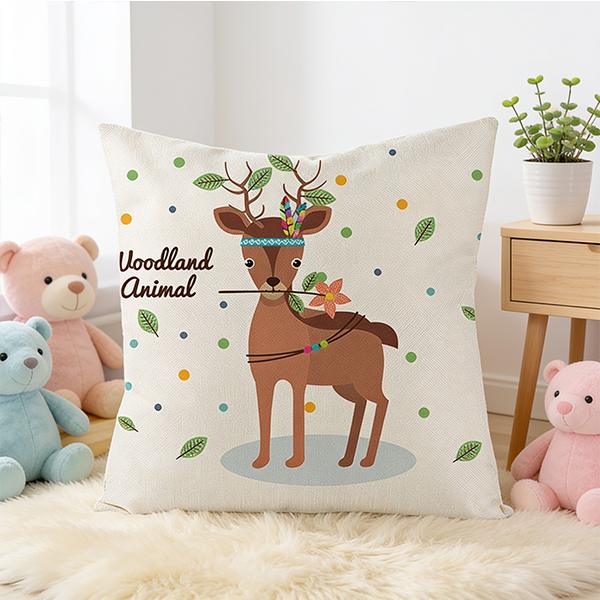 Reindeer Cushion Cover (45 mm x 45mm ) - Image 2