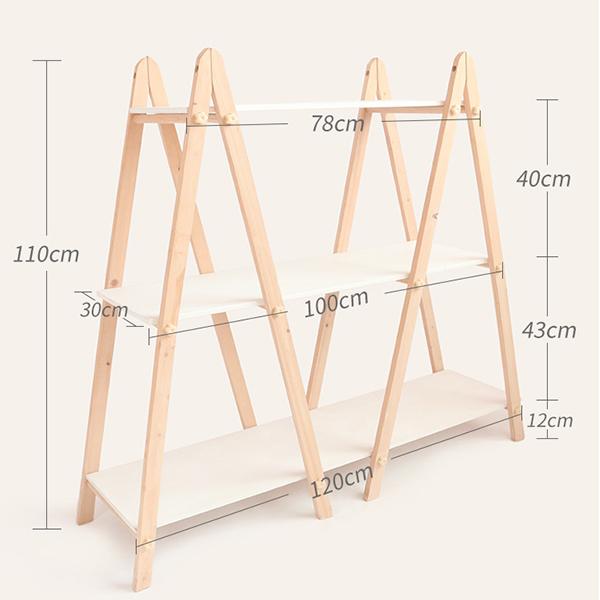 Kidsrock Three-Layer Shelf Children Toy Storage Rack - Image 3
