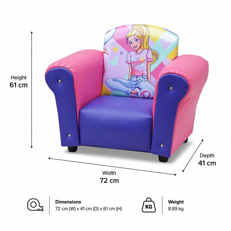 Kidsrock Barbie 2026 Single Seat Couch - Image 4