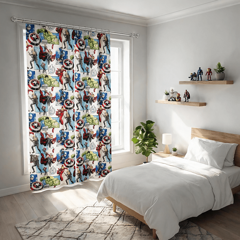 Kidsrock Avengers Kids Curtains - Image 2