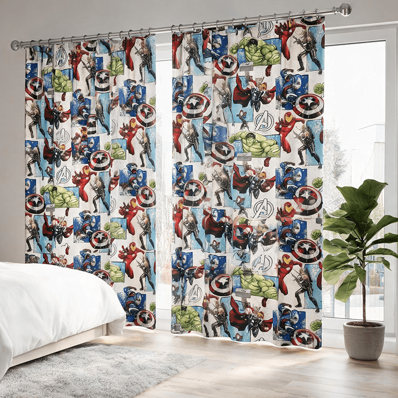 Kidsrock Avengers Kids Curtains - Image 3